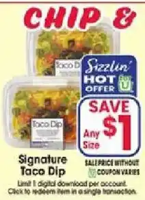 Jewel-Osco Signature Taco Dip offer