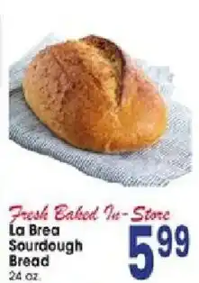 Jewel-Osco La Brea Sourdough Bread offer