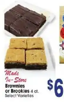 Jewel-Osco Made In-Store Brownies or Brookies offer