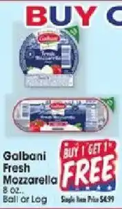 Jewel-Osco Galbani Fresh Mozzarella offer