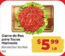 Marinated Beef Taco Meat Bulk
