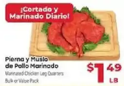 Supermercado El Rancho Marinated Chicken Leg Quarters offer