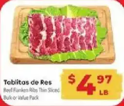 Supermercado El Rancho Tabilitas de Res offer