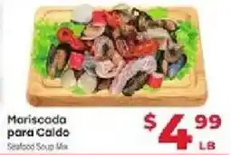 Supermercado El Rancho Mariscoda para Caldo Seafood Soup Mix offer