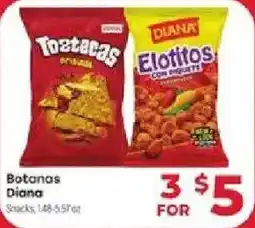 Supermercado El Rancho Diana Botanas offer