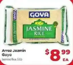 Supermercado El Rancho Goya jasmine rice offer