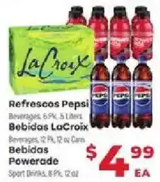 Supermercado El Rancho LaCroix Refreshes Pepsi offer