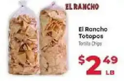 Supermercado El Rancho El Rancho Totopos offer