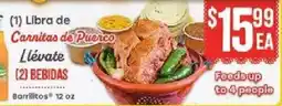 Supermercado El Rancho Libra de Carnitas de Puerco offer