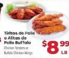 Supermercado El Rancho Chicken Tenders or Buffalo Chicken Wings offer