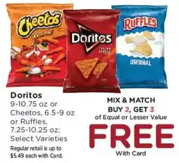 Fry's Doritos, Cheetos or Ruffles offer