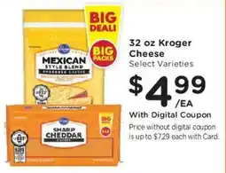 Fry's Kroger Mexican Style Blend Shredded Cheese offer