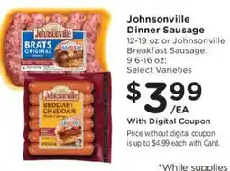 Fry's Johnsonville Dinner Sausage offer