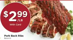 Fry's Pork Back Ribs offer