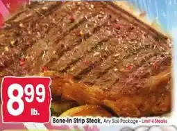 Jewel-Osco Bone-In Strip Steak offer