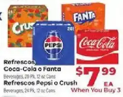 Supermercado El Rancho Refrescos, Coca-Cola o Fanta offer