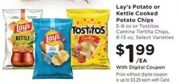 Fry's Lay's Potato or Kettle Cooked Potato Chips offer