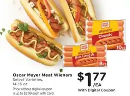 Fry's Oscar Mayer Meat Wieners offer