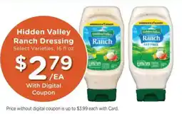Fry's Hidden Valley Ranch Dressing offer