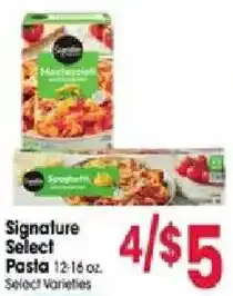 Jewel-Osco Signature Select Pasta offer