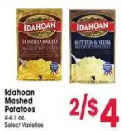 Jewel-Osco Idahoan mashed potatoes offer