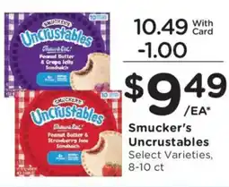 Fry's Smucker's Uncrustables offer