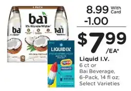 Fry's Liquid I.V. or Bai Beverage offer