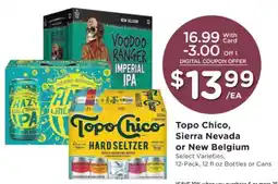 Fry's Topo Chico, Sierra Nevada or New Belgium offer
