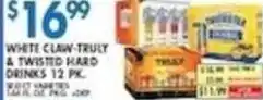 Compare Foods White Claw-truly & Twisted Hard Drinks offer