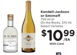 Fry's Kendall-Jackson or Smirnoff offer