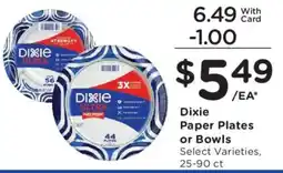 Fry's Dixie paper plates or bowls offer
