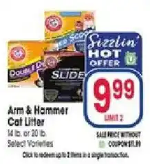Jewel-Osco Arm & Hammer Cat Litter offer