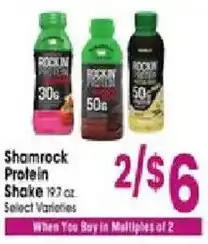 Jewel-Osco Shamrock Protein Shake offer
