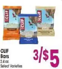 Jewel-Osco Clif Bars offer