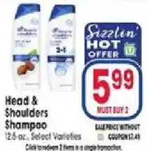 Jewel-Osco Head & Shoulders Shampoo offer