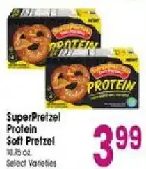 Jewel-Osco SuperPretzel Protein Soft Pretzel offer