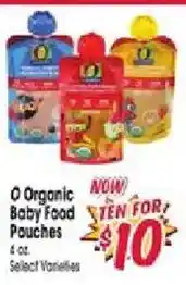 Jewel-Osco O Organic Baby Food Pouches offer
