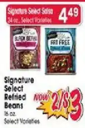 Jewel-Osco Signature Select Refried Beans offer