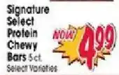 Jewel-Osco Signature Select Protein Chewy Bars offer