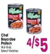 Jewel-Osco Chef Boyardee Protein offer