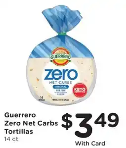 Fry's Guerrero Zero Net Carbs Tortillas offer