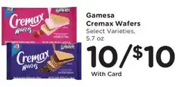 Fry's Gamesa Cremax Wafers offer