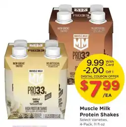 Fry's Muscle Milk Protein Shakes offer