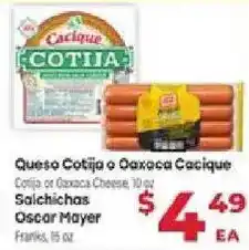 Supermercado El Rancho Cacique Queso Cotija or Oaxaca offer
