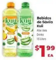 Supermercado El Rancho Kuii Aloe Vera Drinks offer