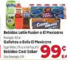 Supermercado El Rancho Bebidas Latin Fusion o El Mexicano offer