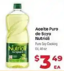 Supermercado El Rancho Nutrioli pure soy cooking oil offer