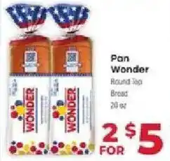 Supermercado El Rancho Pan Wonder Round Top Bread offer
