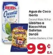 Supermercado El Rancho Iberia coconut water offer