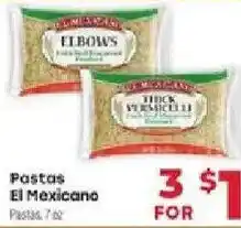 Supermercado El Rancho El Mexicano Pastas offer